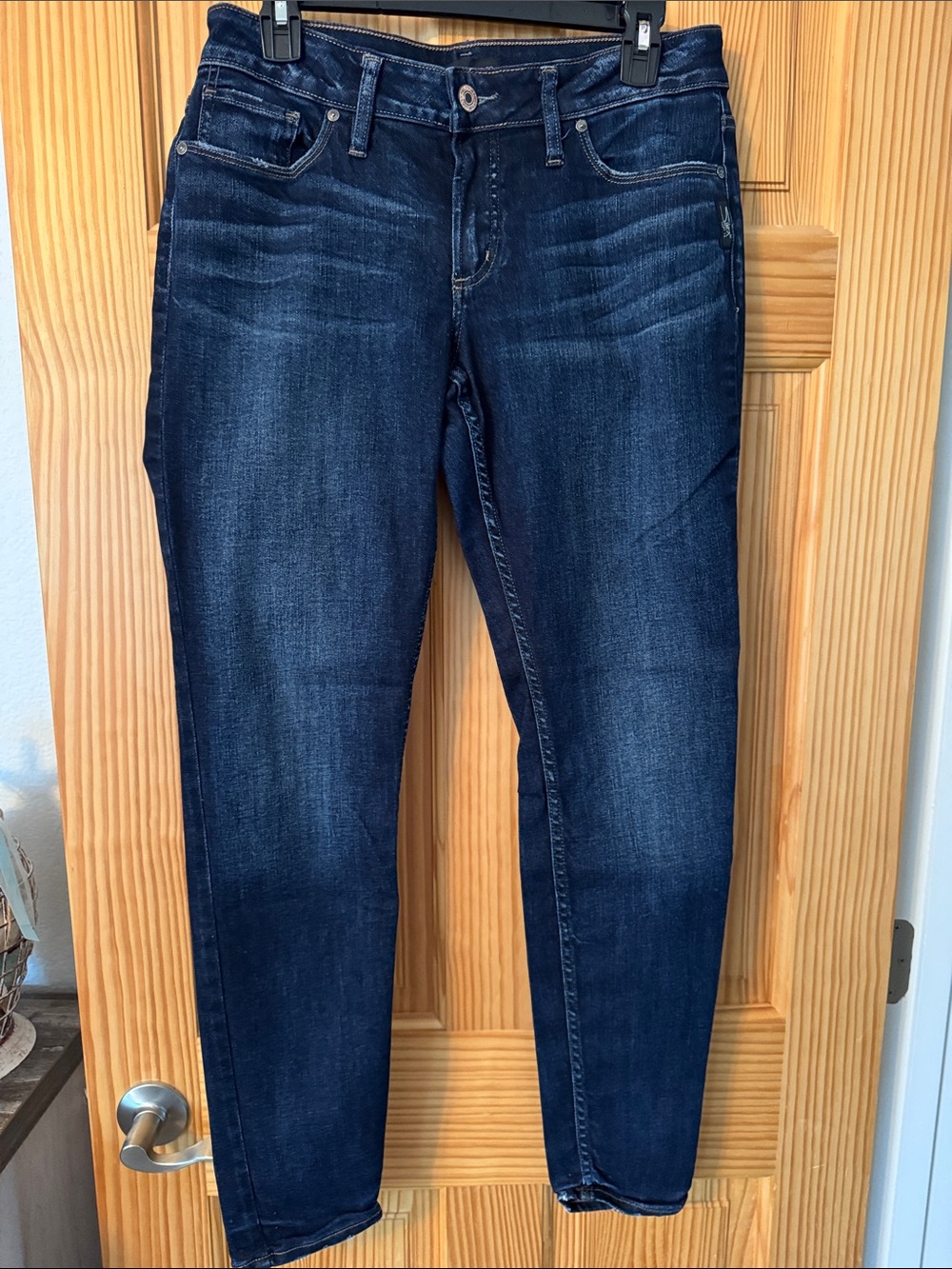 Silver Jeans Dark Indigo Skinny Jeans